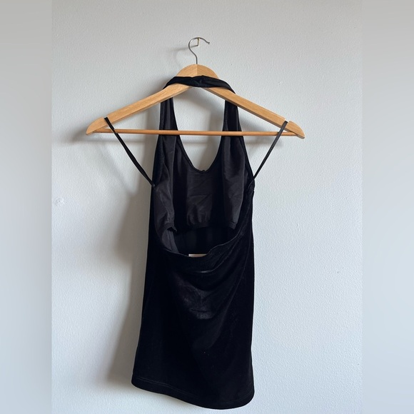 Vintage velvet halter top - Picture 2 of 4